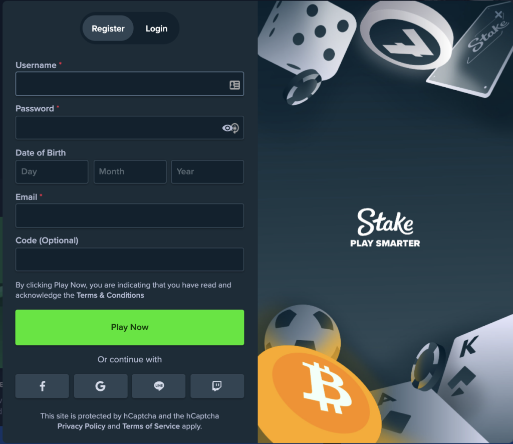 Stake сайт. Stake Crypto Casino website.